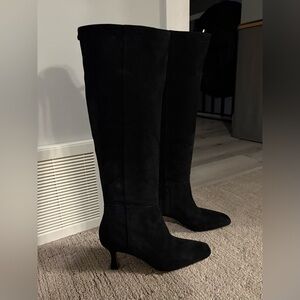 *Brand New* Sam Edelman Black Suede Dress Boots